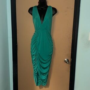BN Venus green bodycon dress